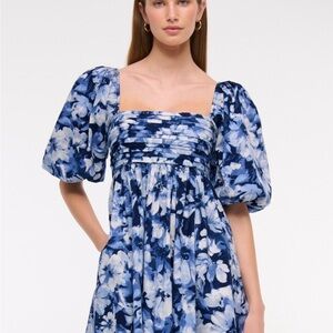 Abercrombie & Fitch Blue Floral Mini Dress